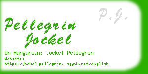 pellegrin jockel business card